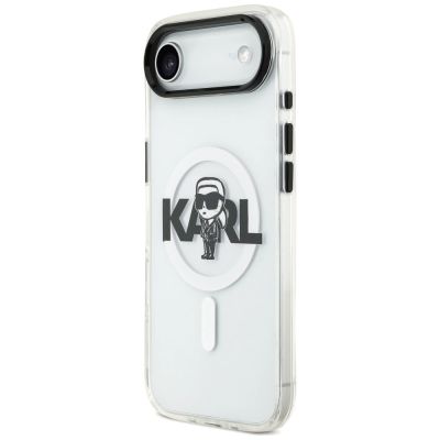 2. Etui Karl Lagerfeld IML Karl Sketch Logo MagSafe do iPhone 17 Air - przezroczyste