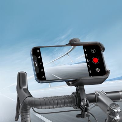 7. Uchwyt Joyroom JR-ZS431 na telefon na rower motocykl hulajnogę - czarny