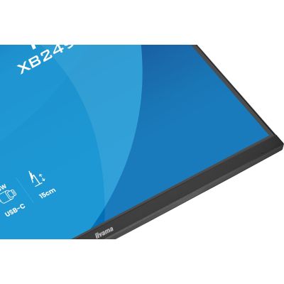 14. iiyama ProLite XB2495WSC-B1 monitor komputerowy 61,2 cm (24.1") 1920 x 1200 px WUXGA LED Czarny