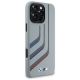 4. Etui BMW Silicone Turning Lines MagSafe na iPhone 16 Pro Max - szare