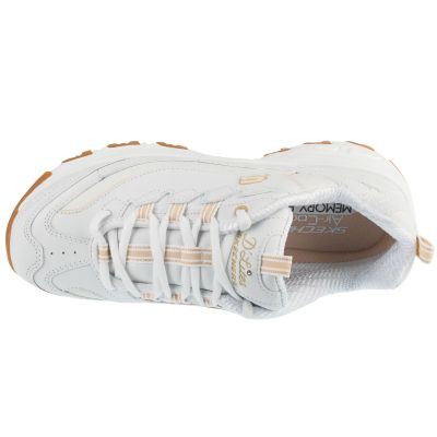 3. Skechers D'Lites - Good Neutral 149807-WHT Białe 35