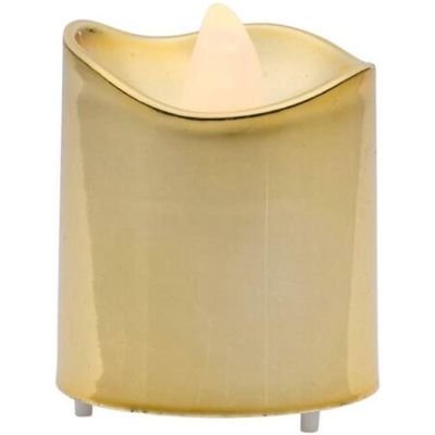 21. ZESTAW 4 ŚWIECZEK TEA LIGHT LED GOLD