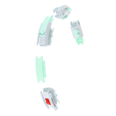 7. Hula hop HMS HHW06 z wypustkami, obciążnikiem i licznikiem zielony