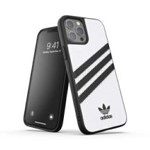 Etui Adidas OR Moulded Case PU na iPhone 12 Pro Max - biało-czarne