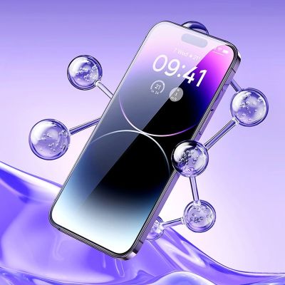17. Baseus szkło hartowane do iPhone 14 Pro na cały ekran z osłoną na głośnik 0.3mm + ramka montażowa