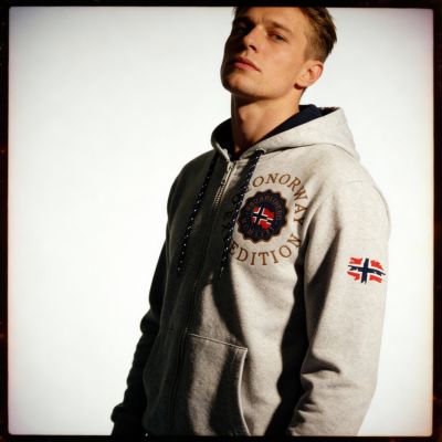 7. Bluza Geographical Norway Geganto Blended DB 100 M WZ3027H/GN-Blended Grey