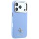 4. Etui Guess Saffiano Small 4G & Classic Logo MagSafe na iPhone 18 Pro Max / 17 Pro Max - jasnoniebieskie