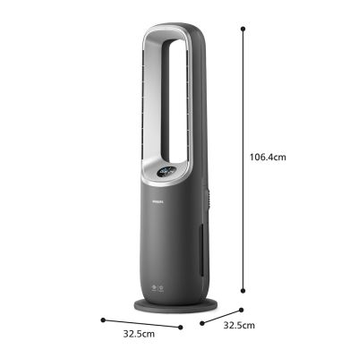 47. Oczyszczacz powietrza Philips Air Performer 8000 AMF870/15 3w1 z funkcją wentylatora i ogrzewania