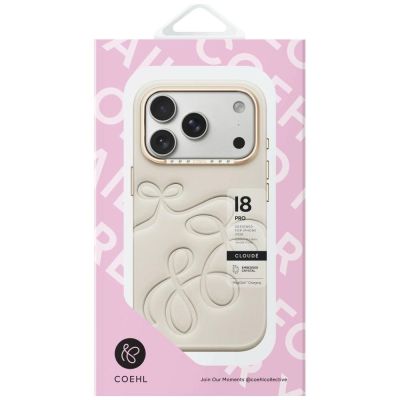 5. Etui UNIQ Coehl Cloude Magnetic Charging na iPhone 18 Pro / 17 Pro - beżowe
