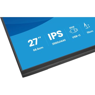 10. iiyama ProLite XB2797QSN-B1 monitor komputerowy 68,6 cm (27") 2560 x 1440 px Quad HD LCD Czarny