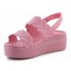 3. Sandały Crocs Brooklyn Woven Low Wedge W 209977-6XX