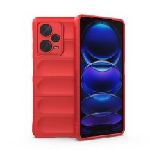 Magic Shield Case etui do Xiaomi Redmi Note 12 Pro+ elastyczny pancerny pokrowiec czerwone