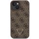 4. Etui Guess Crossbody 4G Metal Logo do iPhone 15 Plus - brązowe