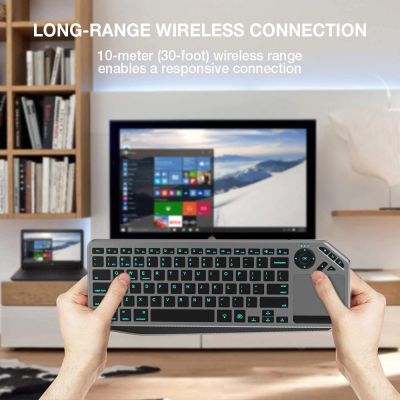 12. TECHLY BEZPRZEWODOWA KLAWIATURA DUALNA BT/RF TOUCH