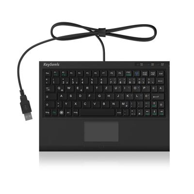 3. KeySonic ACK-3410 (US) klawiatura Biuro USB US English Czarny