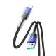 3. Kabel Joyroom S-A42 Crystal-Clear Series 3A USB-A - Lightning 1,2m - czarny