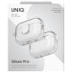 6. Etui UNIQ Glase Pro na AirPods Pro 3 Lock Case - przezroczyste