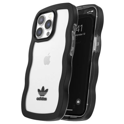 2. Etui Adidas OR Wavy Case na iPhone 13 Pro / iPhone 13 - czarno-przezroczyste