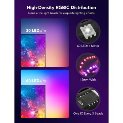 2. GOVEE H605C TAŚMA LED DLA TV 75-85 CALI,