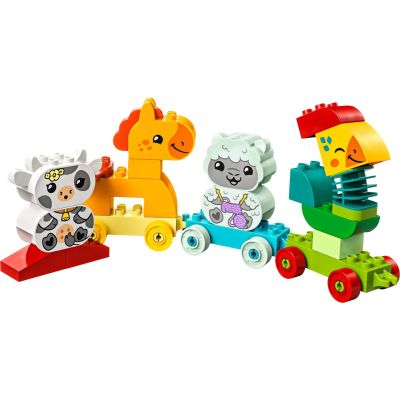 3. LEGO DUPLO  10412 Pociąg ze zwierzątkami
