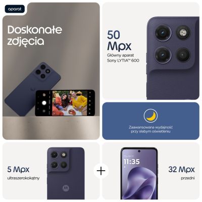 29. Motorola moto g17 17,1 cm (6.72") Dual SIM Android 15 USB Type-C 4 GB 128 GB 5200 mAh Fioletowy