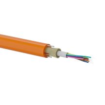 Kabel światłowodowy OS2 zewnętrzny DAC do bezpośredniego układania w ziemi, pomarańczowy SM 8J 9/125 G652D Fca PE ALANTEC