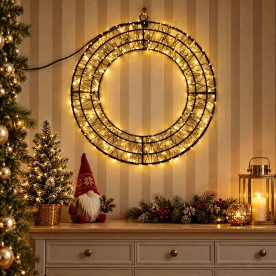 7. WIANEK DEKORACYJNY OPONA 480LED 38CM CZARNY