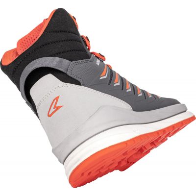 3. Buty trekkingowe męskie Lowa Axos GTX Mid gore-tex graphit/flame wodoodporne (310844 7952)