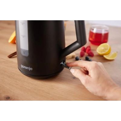 2. Gorenje K17OPB | Kettle | Electric | 2200 W | 1.7 L | Plastic | 360° rotational base | Black