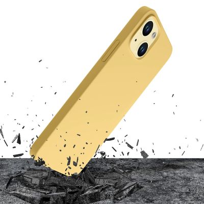 3. Etui 3mk Hardy Silicone MagCase na iPhone 15 Plus - zółte
