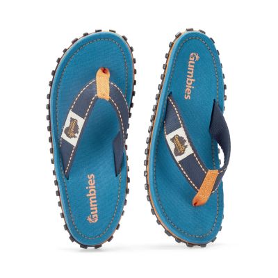 4. Gumbies japonki unisex ISLANDER FLIP-FLOP TRICOLOR BLUE