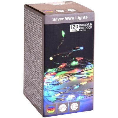 11. LAMPKI DRUCIKI GIRLANDA 120 LED MULTIKOLOR