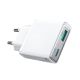 6. Ładowarka sieciowa Joyroom JR-TCF14 20W USB-A USB-C supercienka - biała