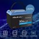 2. Akumulator LiFePO4 Litowo-Żelazowo-Fosforanowy 12.8V 30Ah 384Wh BMS