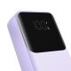 5. Mini powerbank Joyroom JR-PBC06 z wbudowanymi kablami USB-C / Lightning 30W 10000mAh - fioletowy