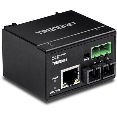 3. Media konwerter TRENDnet TI-F10SC - Ethernet, Fast Ethernet - 10Base-T, 100Base-FX, 100Base-TX - RJ-45 / SC wielomodowy - do 2 km - 1310 nm