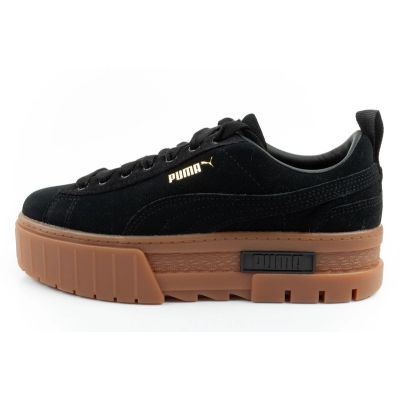 2. Puma Mayze buty damskie sportowe Sneakersy platforma czarne modne skóra