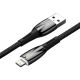 4. Baseus Glimmer Series kabel USB-A - Lightning 480Mb/s 2.4A 2m czarny
