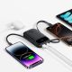 5. Powerbank Baseus EnerFill FC31 20000mAh 45W z wyświetlaczem z kablami USB-C i Lightning - czarny