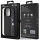 8. Etui BMW Perforated Tricolor Line na iPhone 15 Pro - czarne