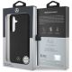 8. Etui Mercedes Leather Debossed Lines MagSafe na Samsung Galaxy S25+ - czarne
