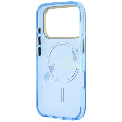 7. Etui Karl Lagerfeld Script Logo MagSafe na iPhone 18 Pro / 17 Pro - jasnoniebieskie