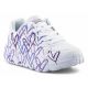 6. Buty Skechers JGoldcrown: Uno Lite - Spread the Love Jr 314064L-WLPR
