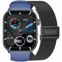 Smartwatch Męski GRAVITY GT28-3 Pasek + Bransoleta Granatowo Czarny