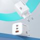 9. Ładowarka sieciowa GaN Wozinsky CGWCW 65W USB-A / 2 x USB-C - biała