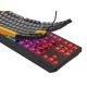 17. GENESIS Thor 230 TKL klawiatura Gaming USB + RF Wireless + Bluetooth QWERTY Czarny, Szary, Pomarańczowy