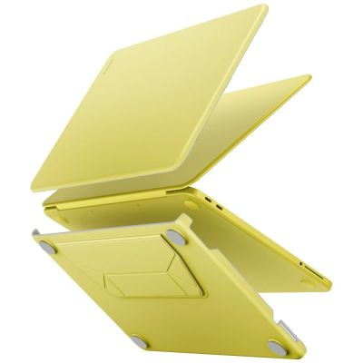 2. Etui UNIQ Lyden Versa na MacBook Neo - żółte
