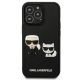 3. Etui Karl Lagerfeld Karl&Choupette Ikonik 3D na iPhone 13 Pro / iPhone 13 - czarne