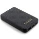 3. Powerbank Guess 4G Leather Metal Logo 15W 5000mAh - czarny