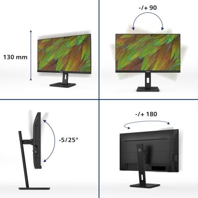 18. Monitor Philips 68.5cm (27.0") 27B1U3900 16:09 2xHDMI+DP+USB-C Lift